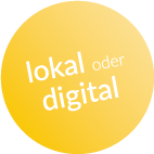 Button lokal oder digital - inlingua Sprachschule München